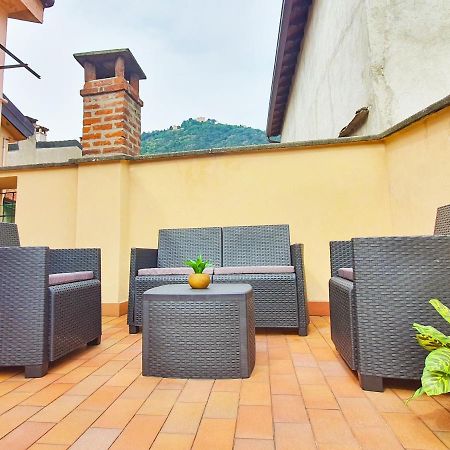 King Como Lake Center 9 Posti Letto- Grande Terrazza - 2 Bagni Privati Dış mekan fotoğraf