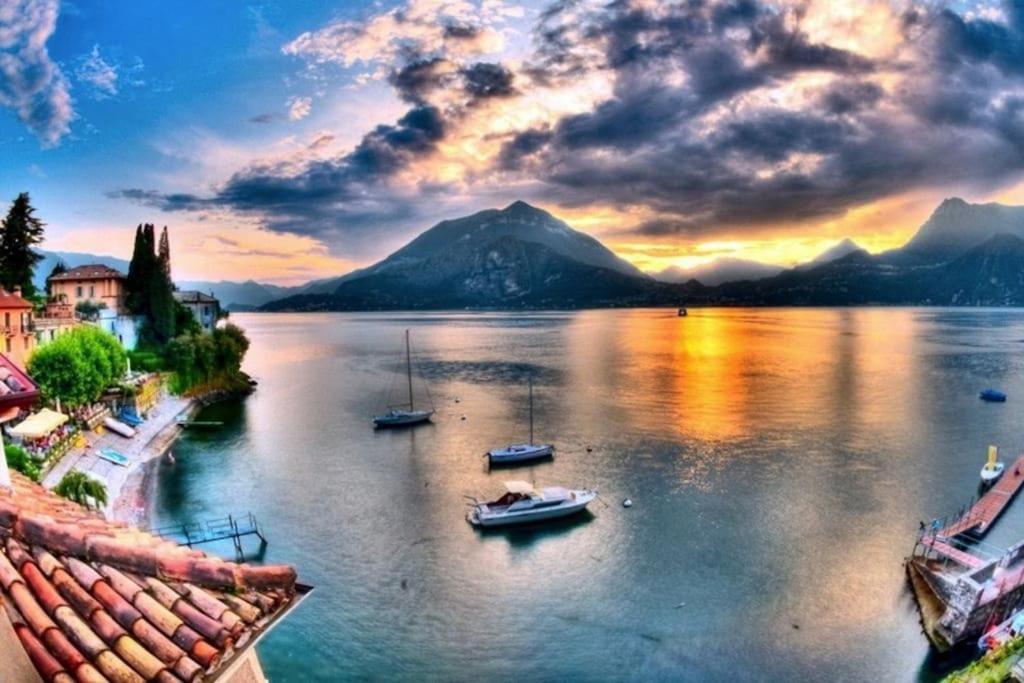 King Como Lake Center 9 Posti Letto- Grande Terrazza - 2 Bagni Privati Dış mekan fotoğraf