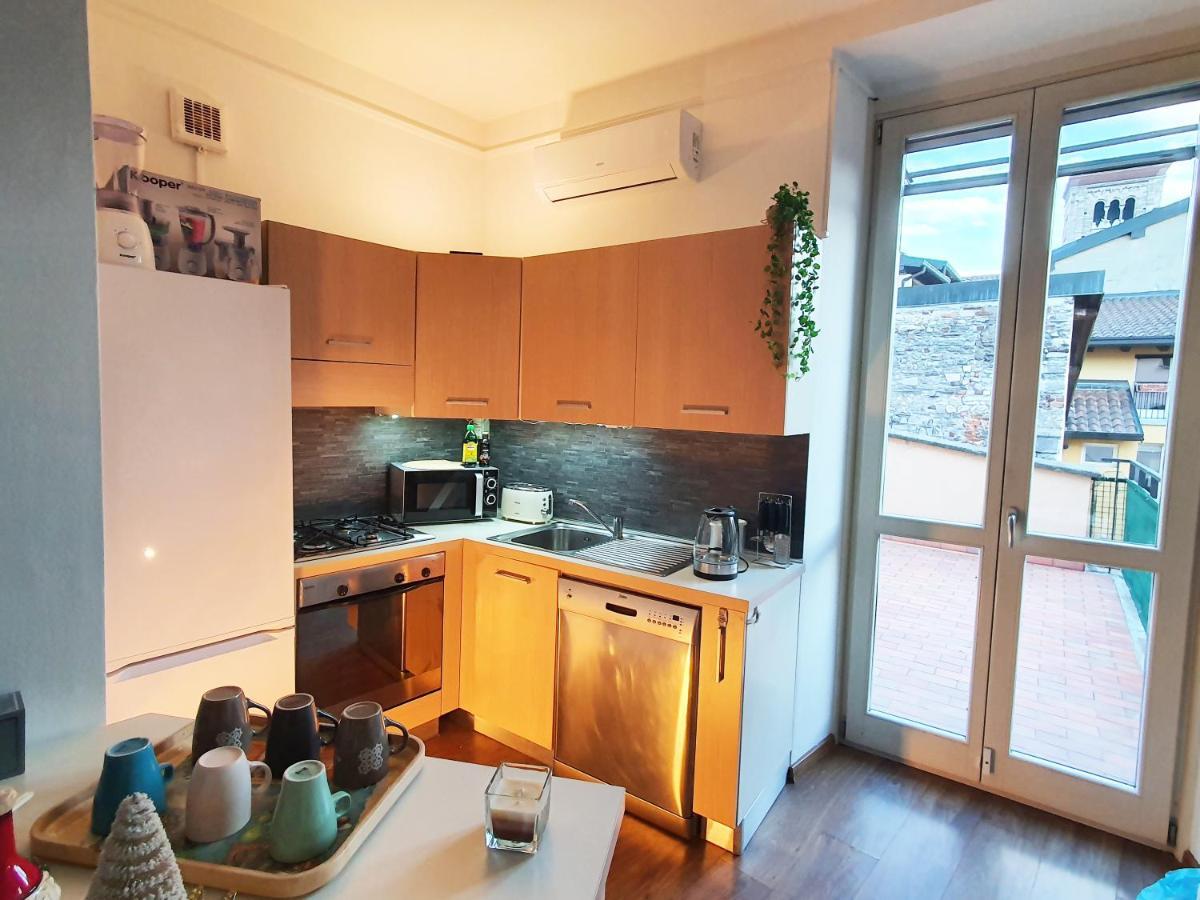 King Como Lake Center 9 Posti Letto- Grande Terrazza - 2 Bagni Privati Dış mekan fotoğraf